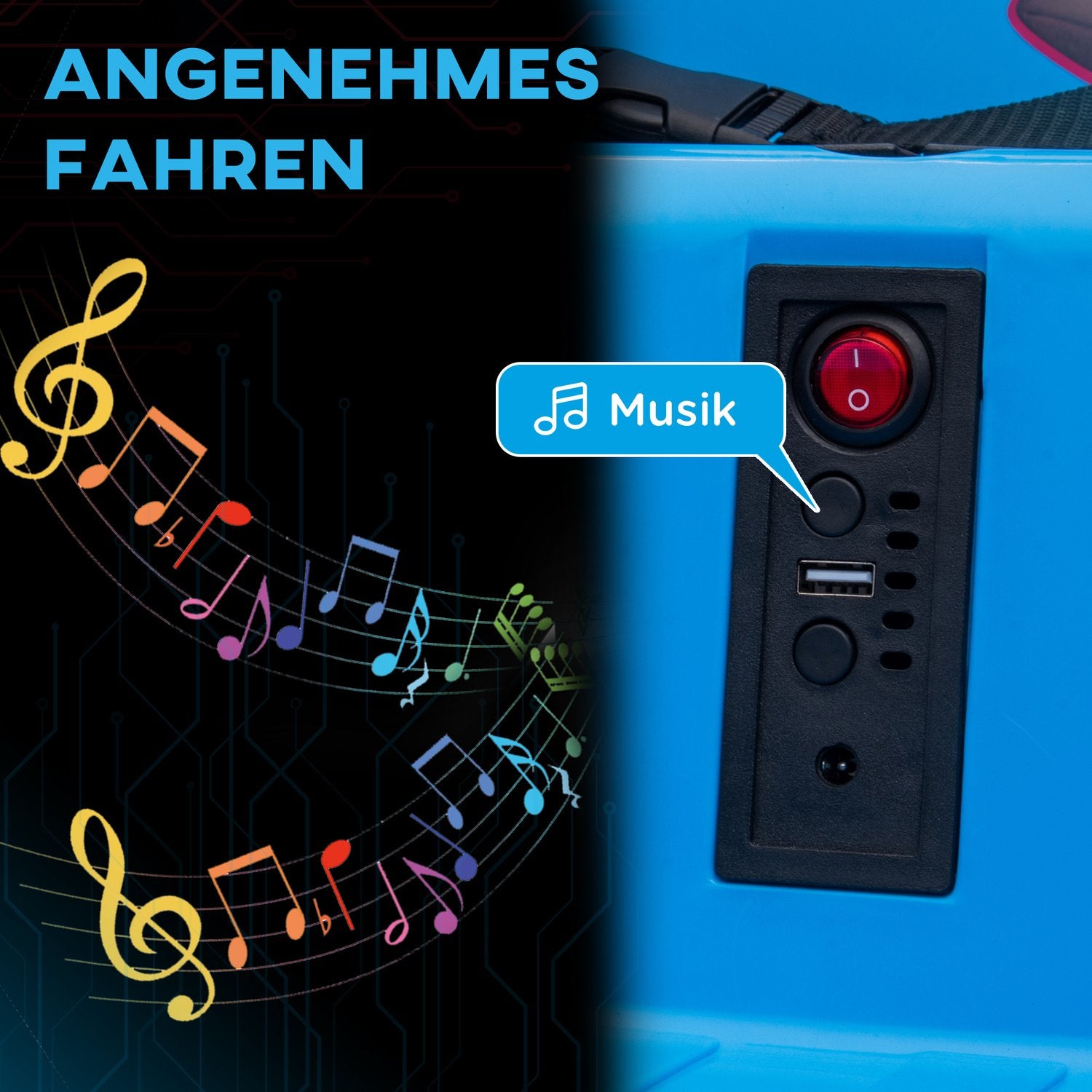 12V Kids Electric Bumper Car, Fjärrkontroll, 360° Spin