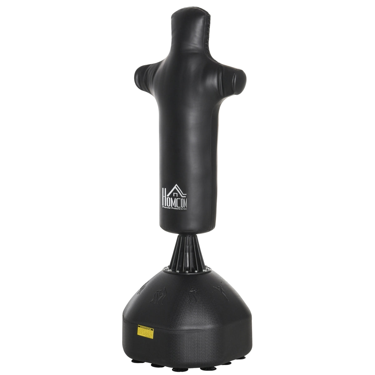 180 cm heavy duty frittstående boksesekk – svart