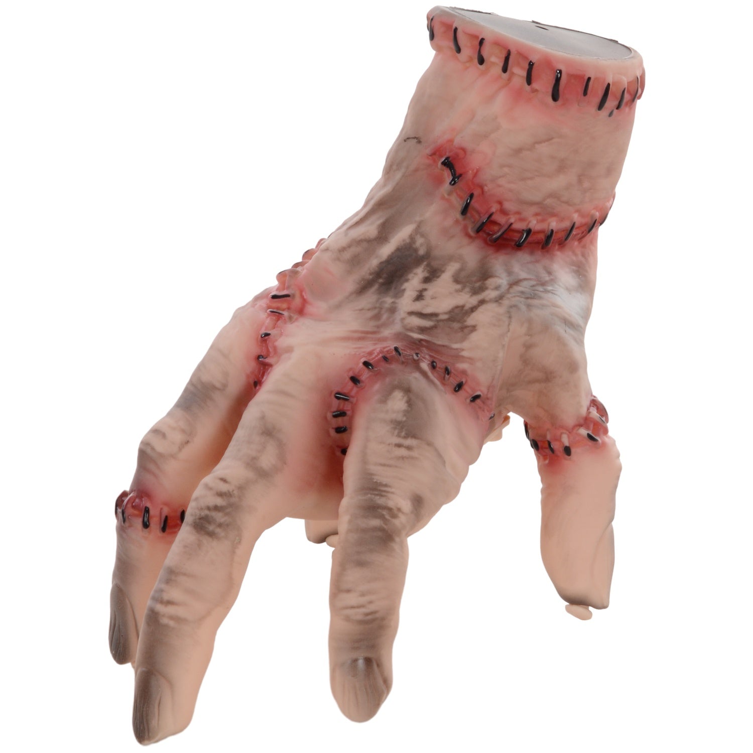 Realistisk 21 cm Halloween Scar Hand Prop med action och ljud