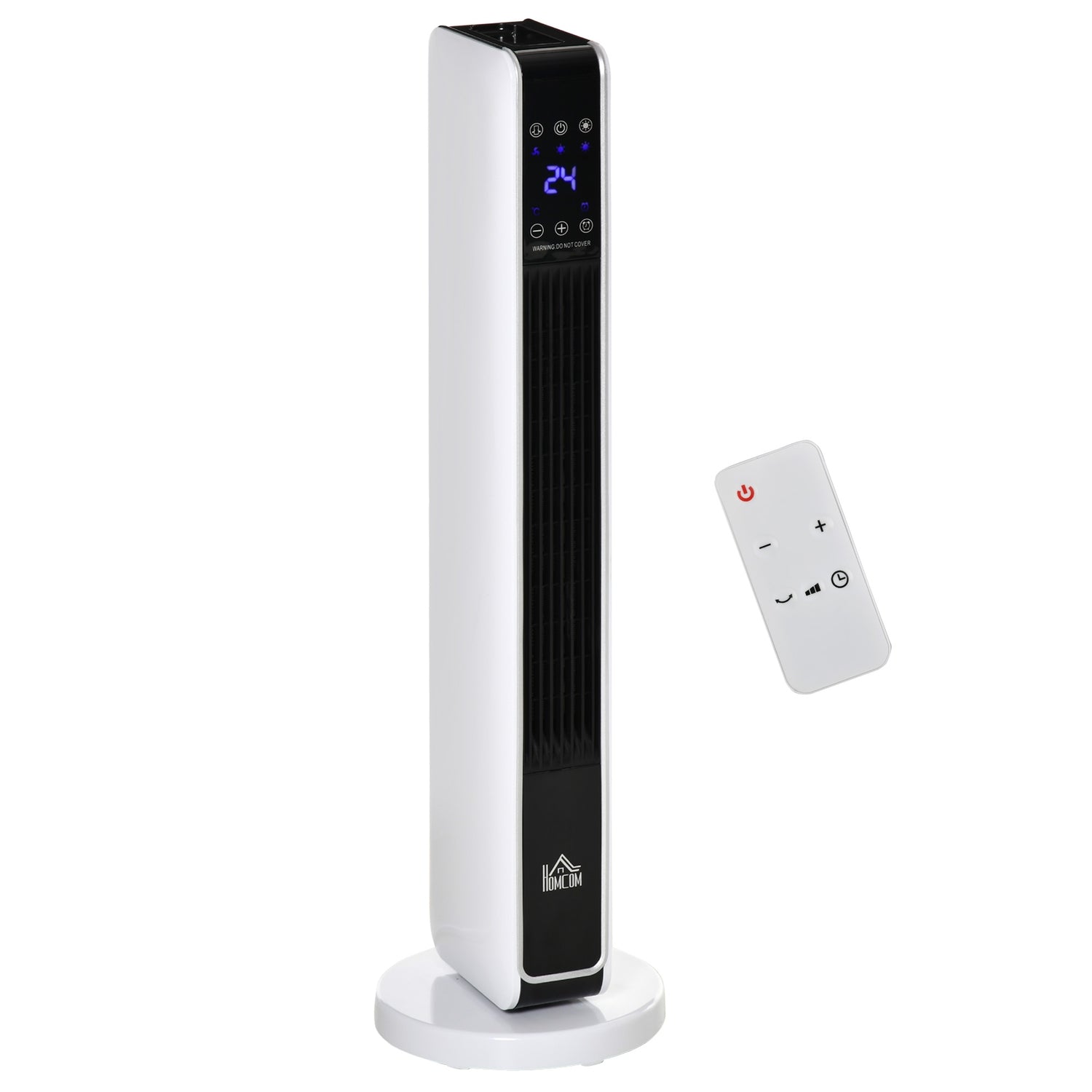 2200W elektrisk värmefläkt, fjärrkontroll, timer, oscillerande