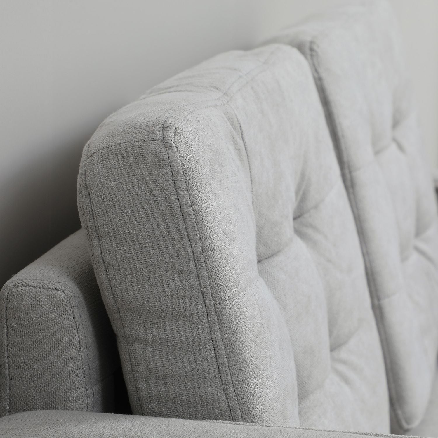 2-sits stoppad soffa med förvaring – Velvet Look