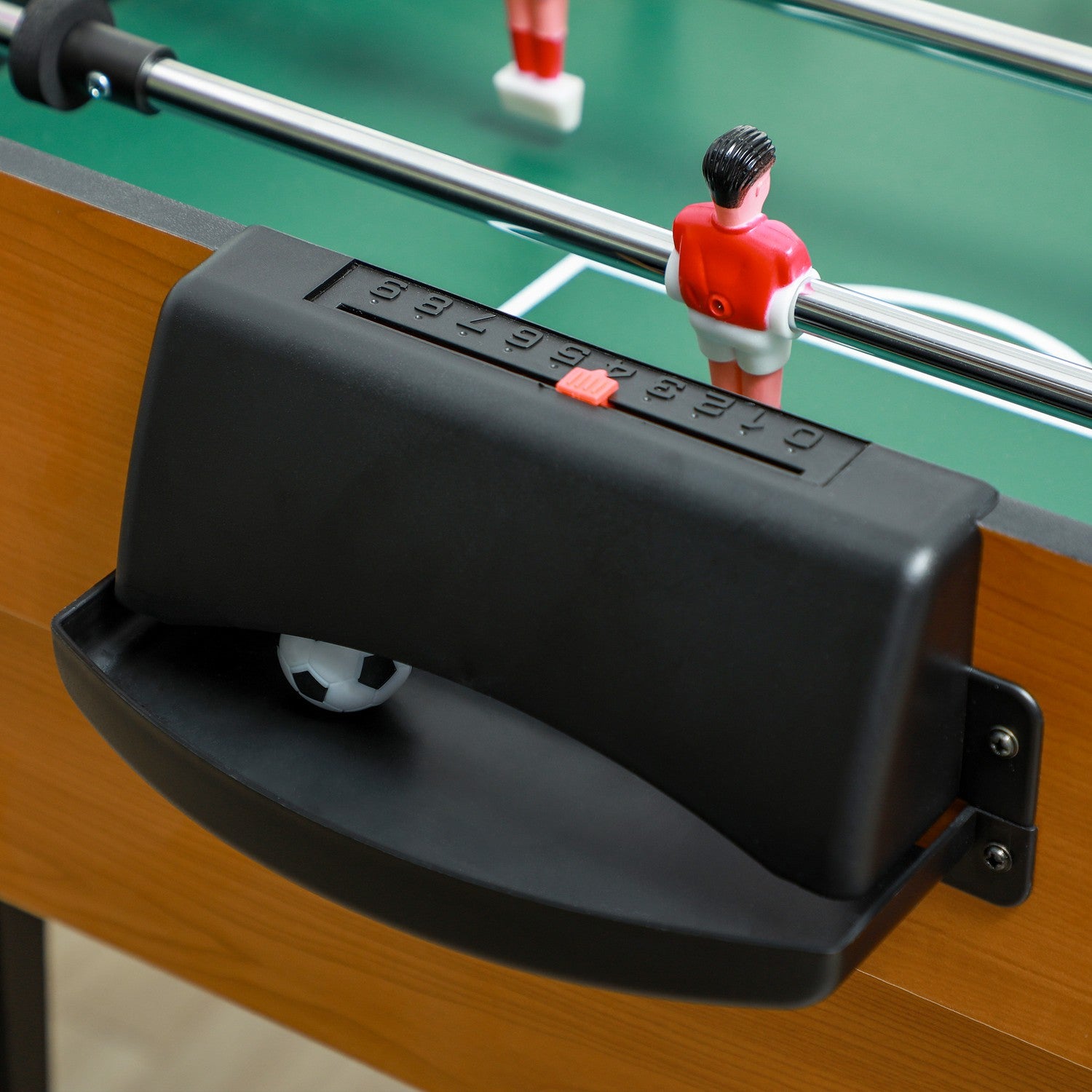 Flerspelsbord: Ping Pong, Foosball, Biljard, Air Hockey