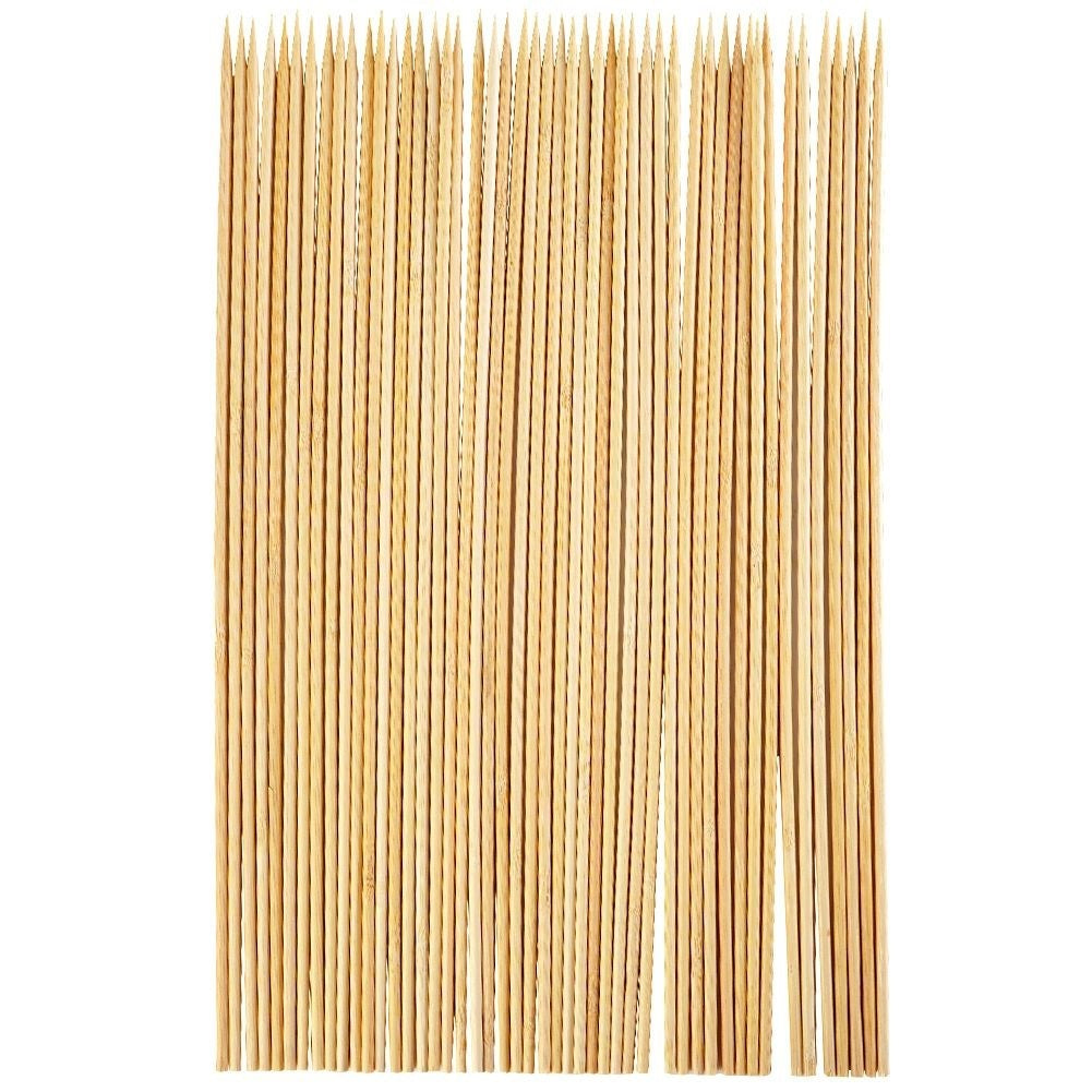 50-pack Långa Grillspett i Bambu – Perfekt för Alla Spett