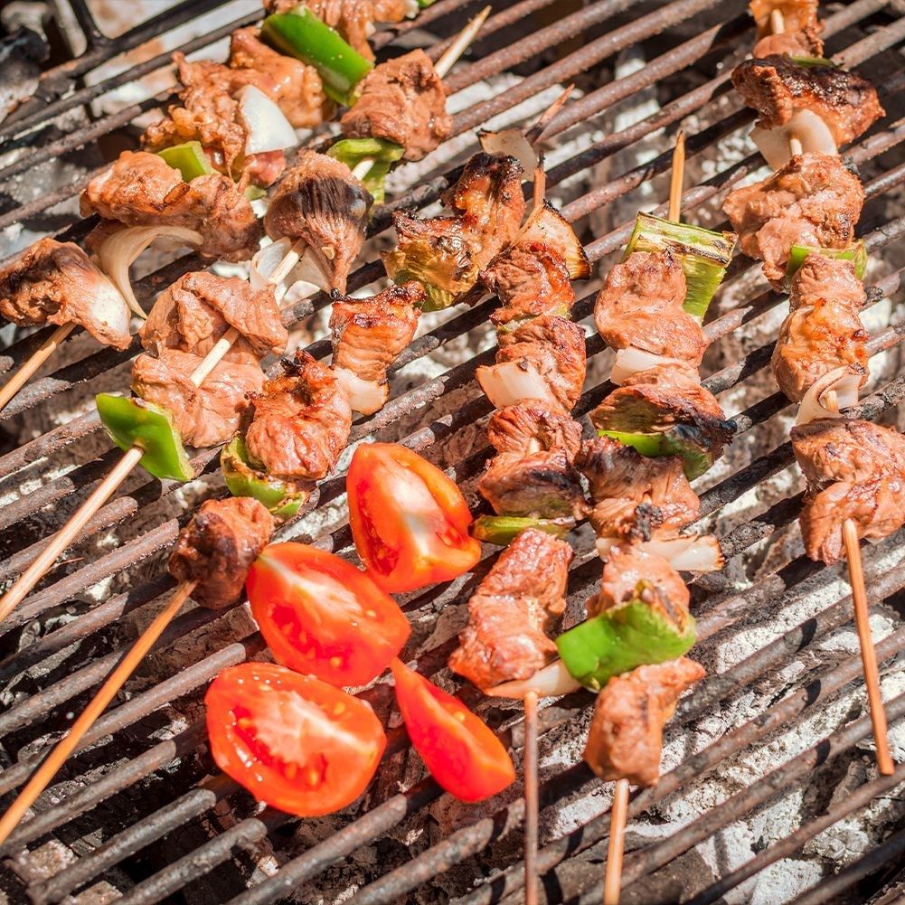 50-pack Långa Grillspett i Bambu – Perfekt för Alla Spett