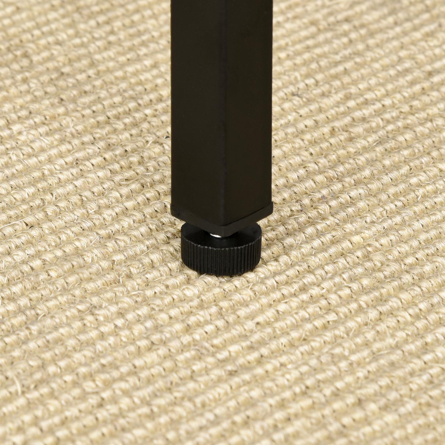 5-delad barbordsset, stålstomme, ekfinish