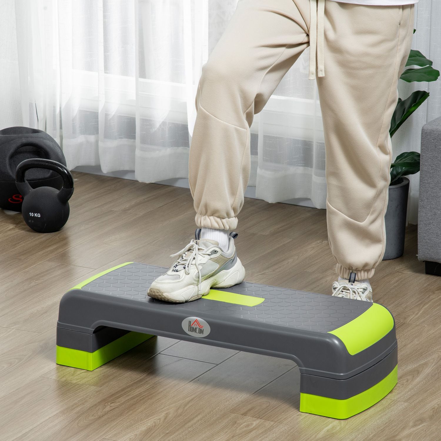 Höjdjusterbar Aerobic Stepper för effektiv träning