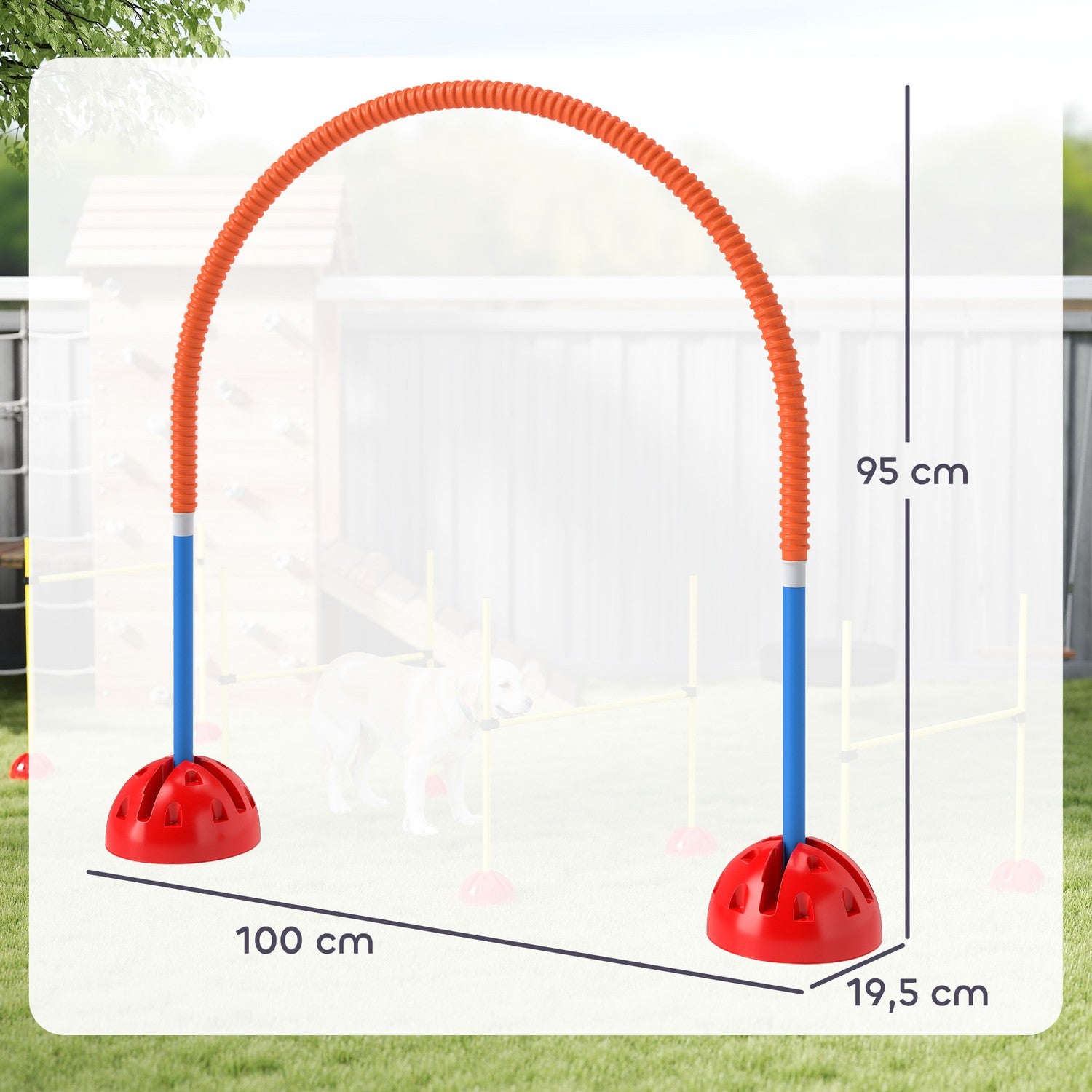 Dog Agility Set – 5-delat justerbart träningspaket