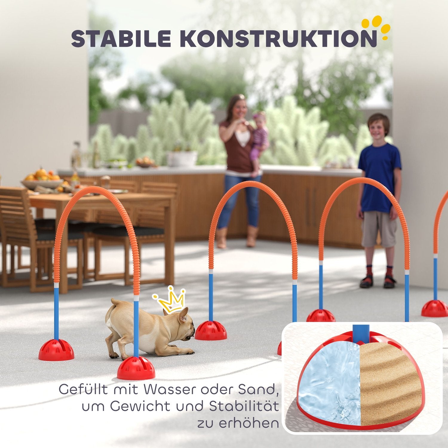 Dog Agility Set – 5-delat justerbart träningspaket