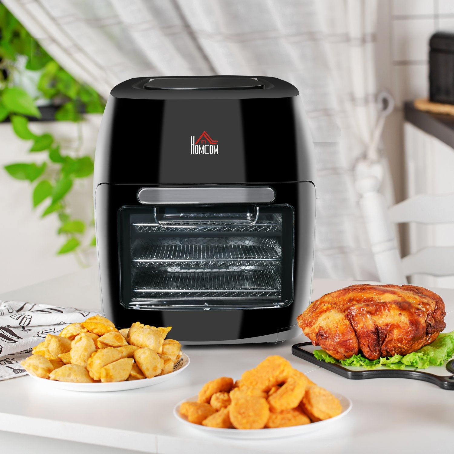 Air Fryer Ugn, Dehydrator & Grill, Oljefri, Svart