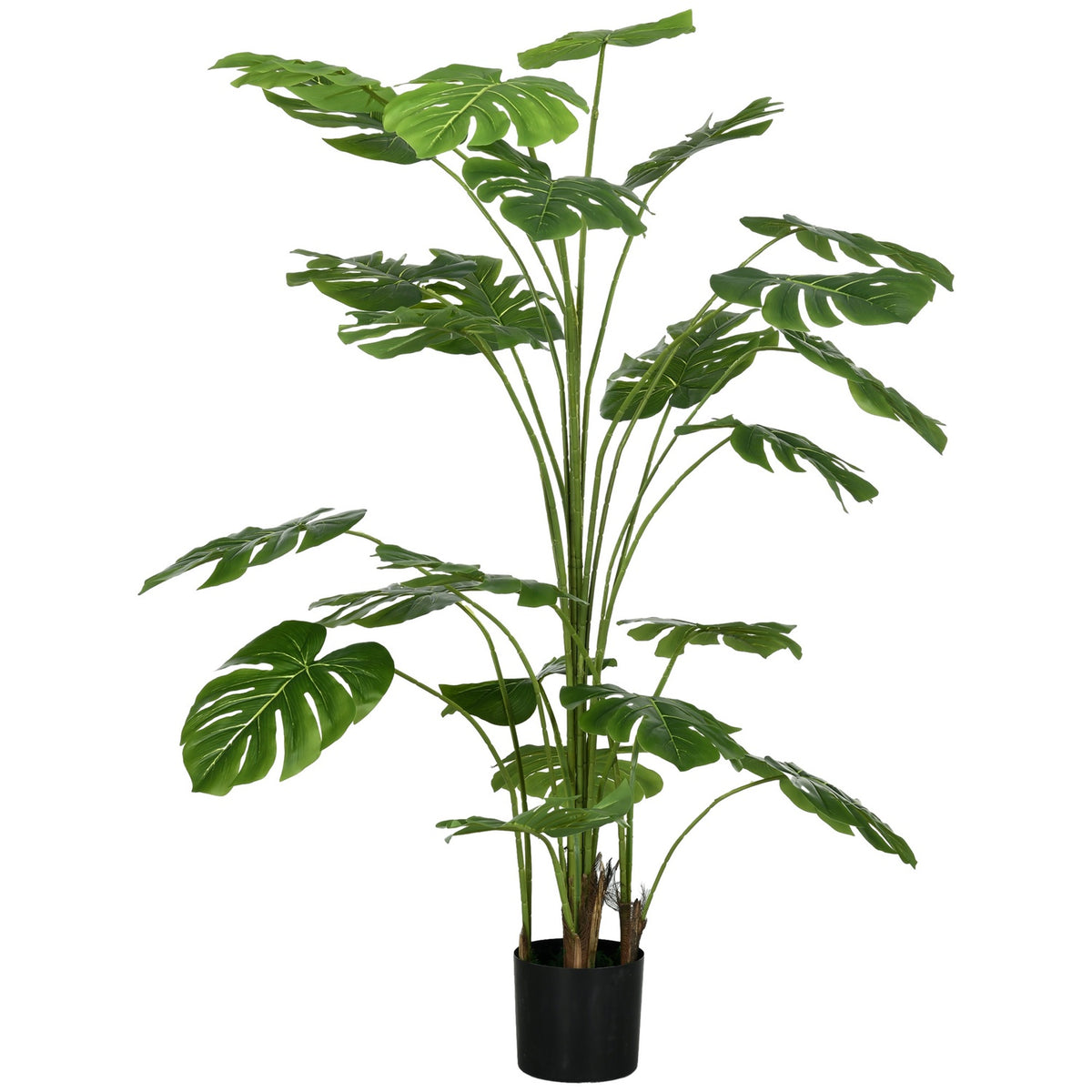 Kunstig Monstera Deliciosa, 180 cm, plantedekor innendørs