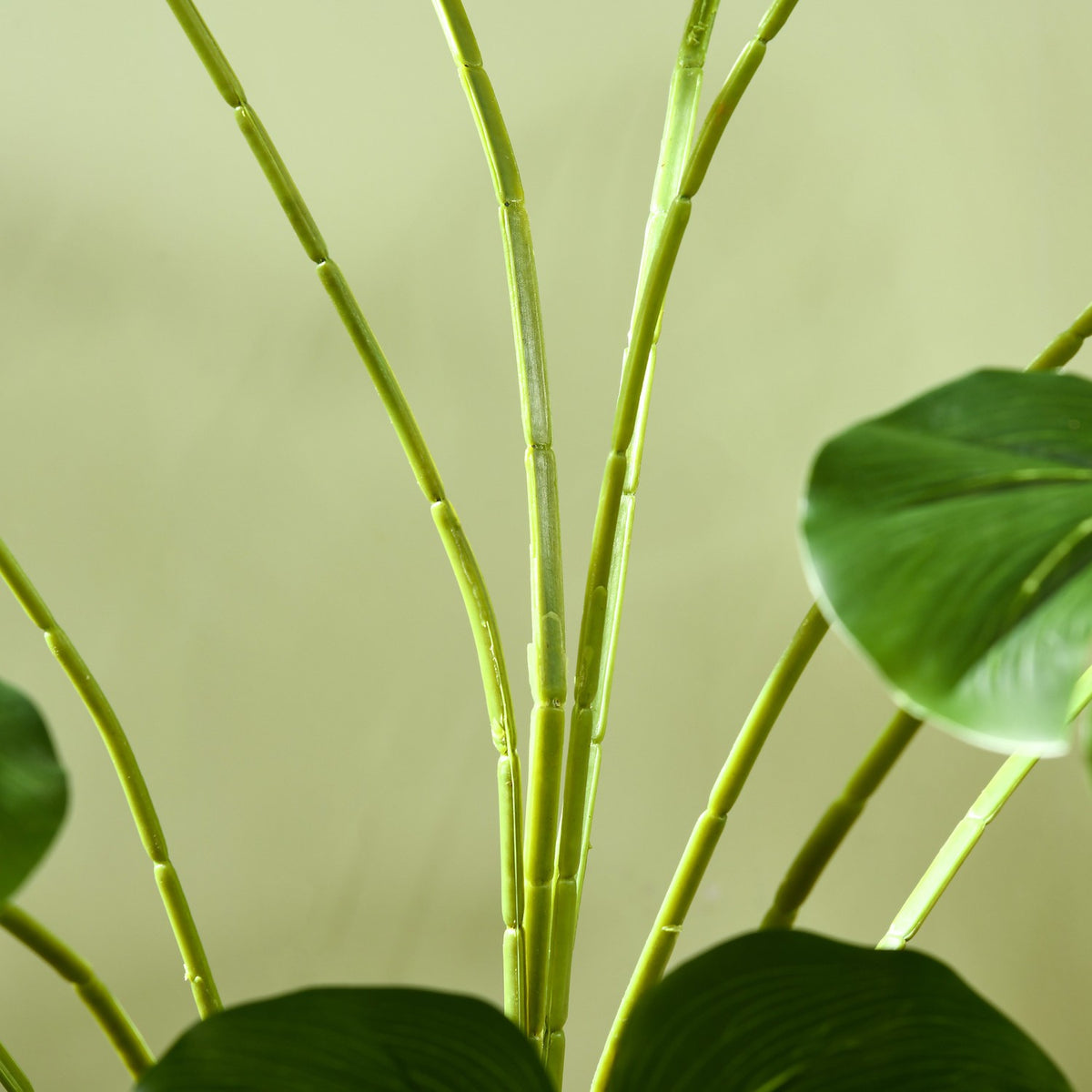 Kunstig Monstera Deliciosa, 180 cm, plantedekor innendørs