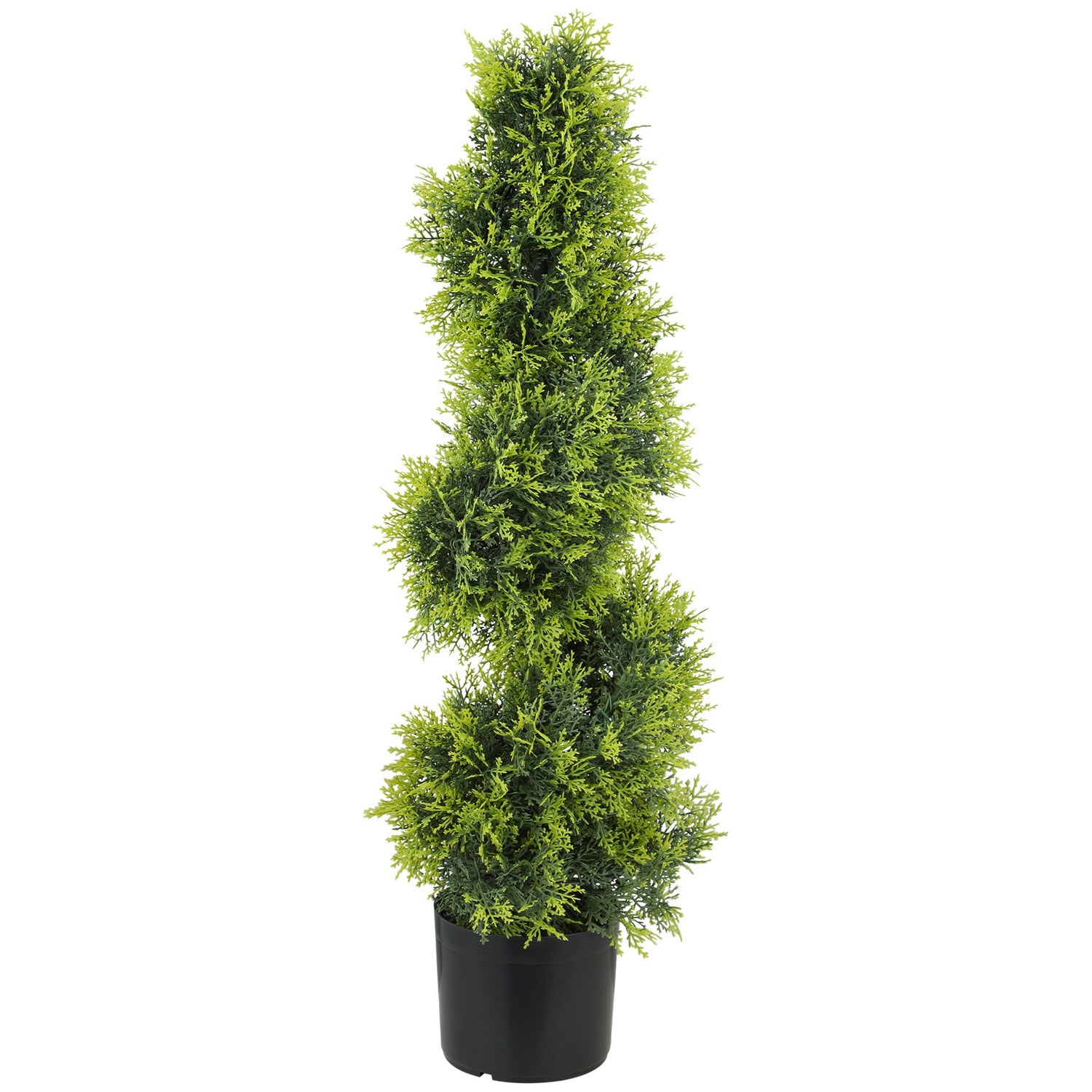 Artificiell spiral topiary träd, 90cm, UV-beständig