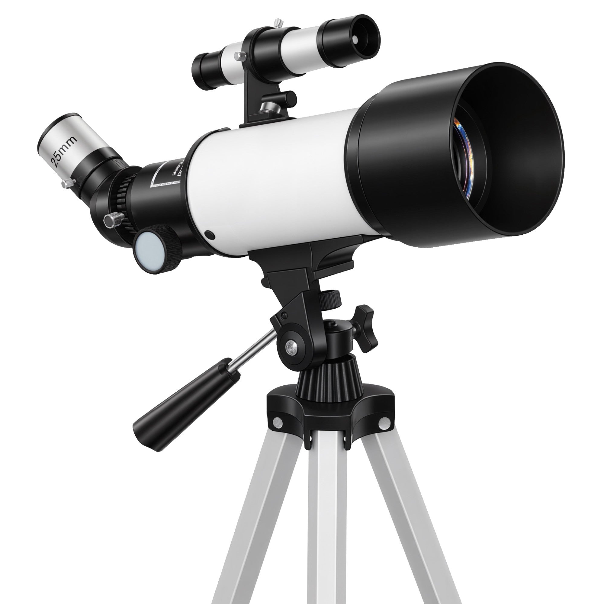 Astronomiteleskop 70 mm bländare 400 mm AZ-montering stativ