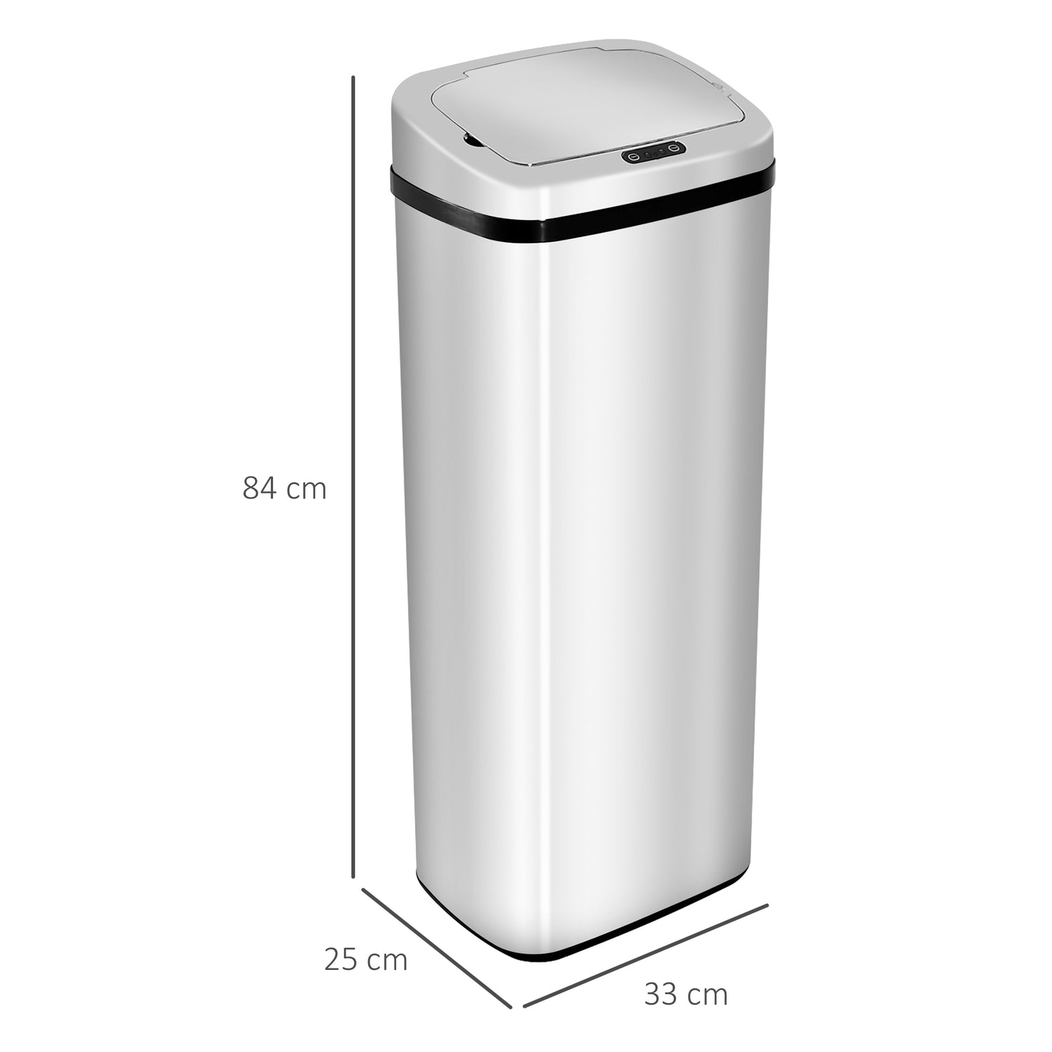 Sensor Kökskärl, rostfritt stål, 50L/68L, Silver