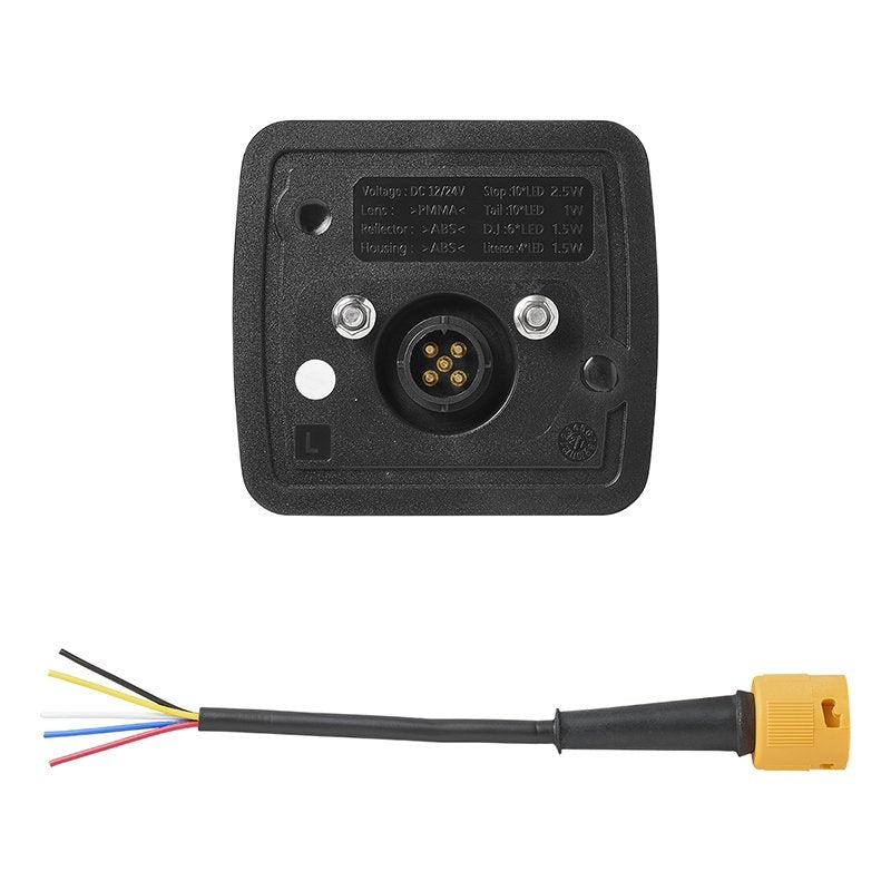 Baklykta 4 funktion 106 x 99 mm LED vänster