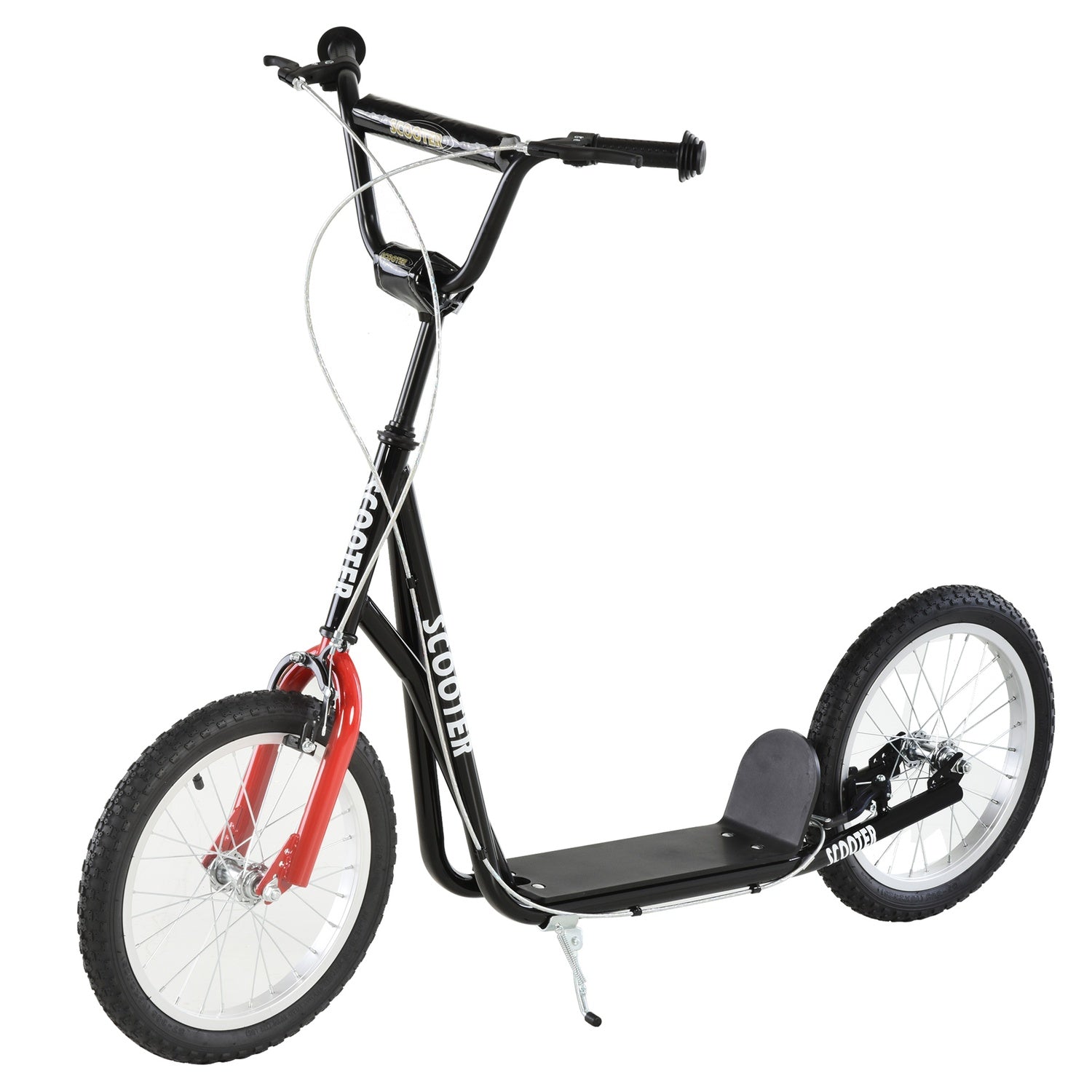 Barnsparkcykel, luftdäck, handbroms, blå