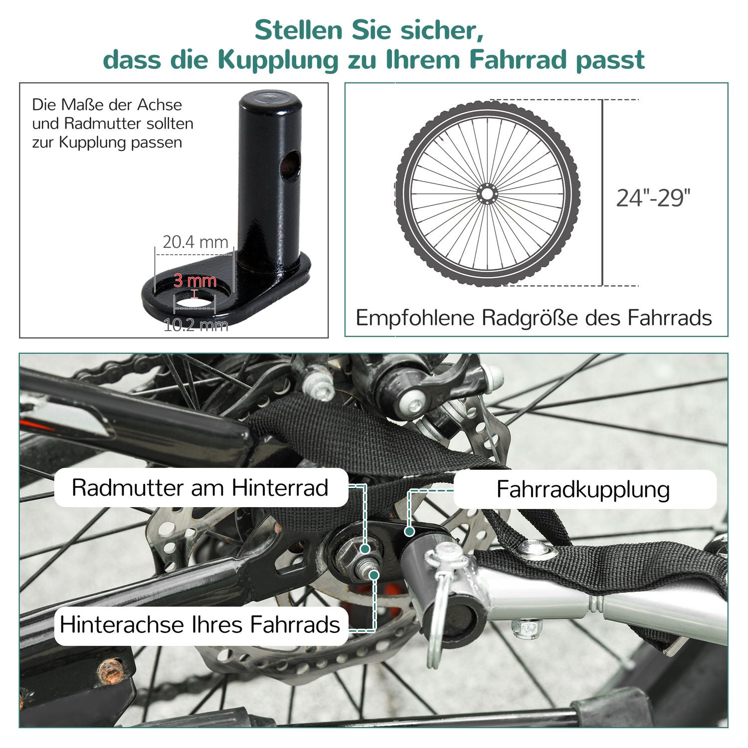 Barncykelvagn för 2 med regnskydd, grön/svart