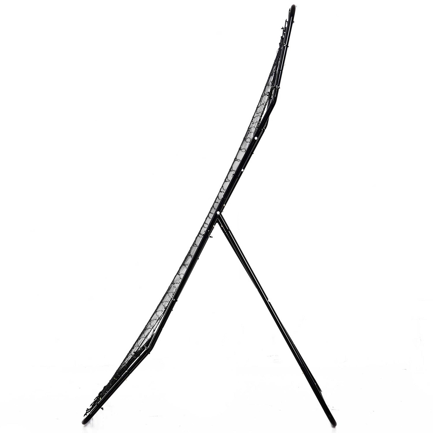 Baseball Rebounder Net, Portable Black Metal, 123 x 174 cm