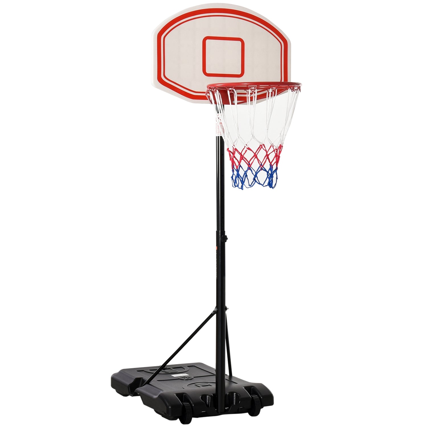 Justerbar portabel utomhusbasketbåge, 212-250 cm