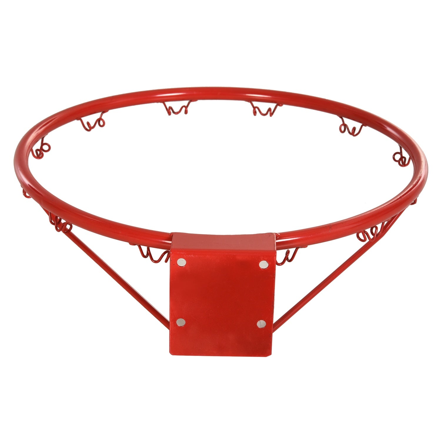 Basketbåge med nät, stålram, 46 cm diameter