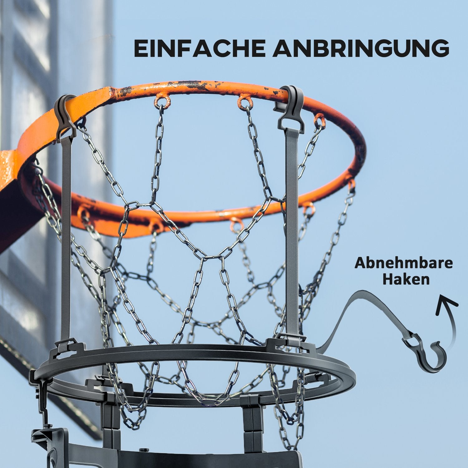 Basketrebound-system, 360° roterande retur, inomhus/utomhus