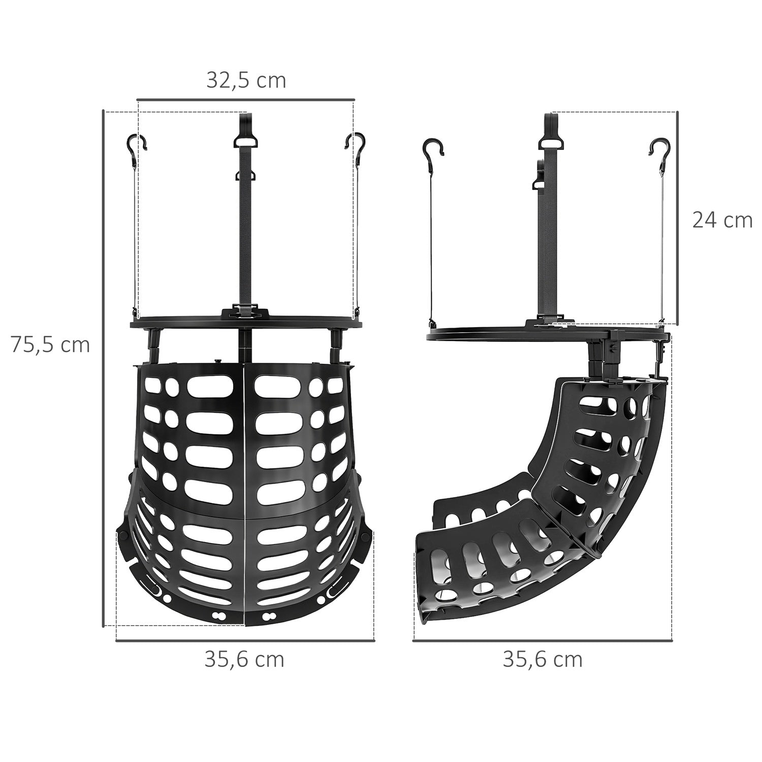 Basketrebound-system, 360° roterande retur, inomhus/utomhus