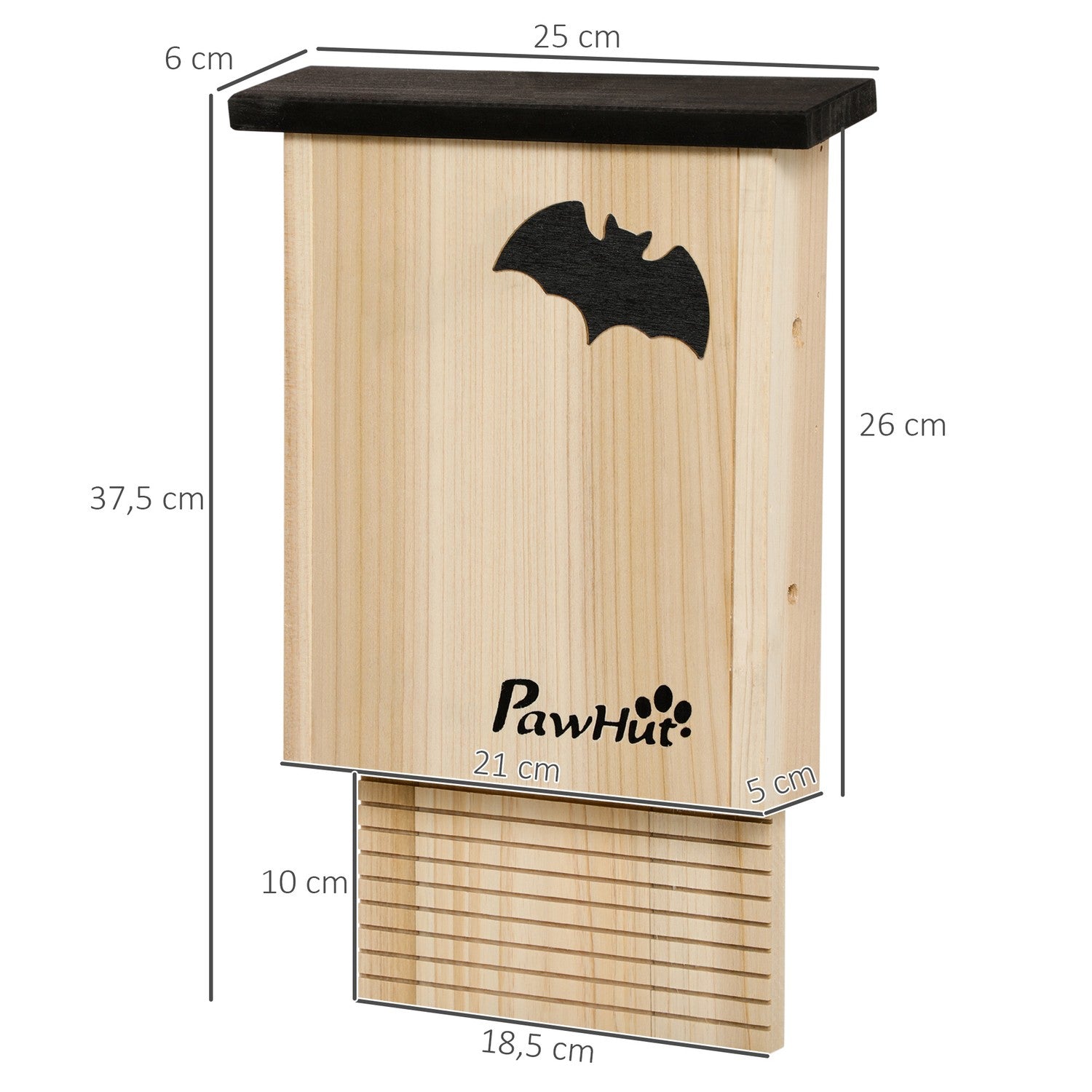 Bat House Set om 3 – Natural Gran, All Season Use