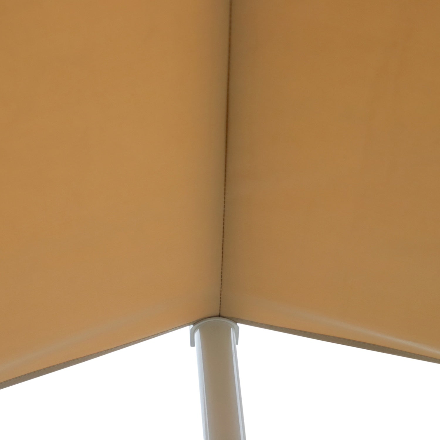 Beige hopfällbar uteplatsmarkis, vevmanövrerad, 4,5x3,4M