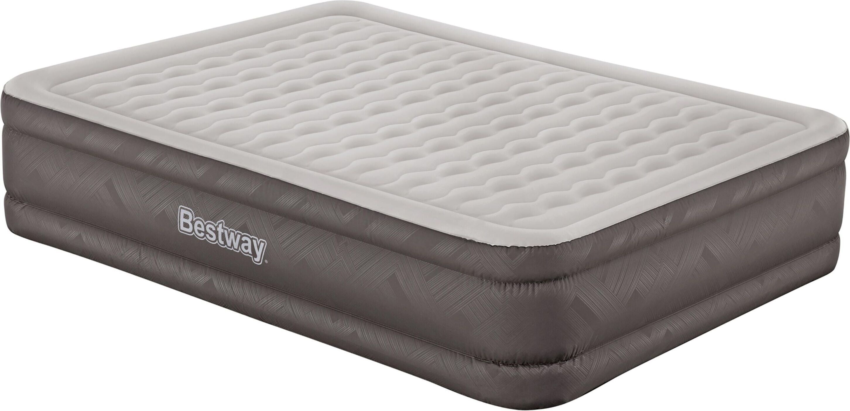 Bestway Fortech Air Madtress Queen - luftfylld extrasäng, inbyggd pump