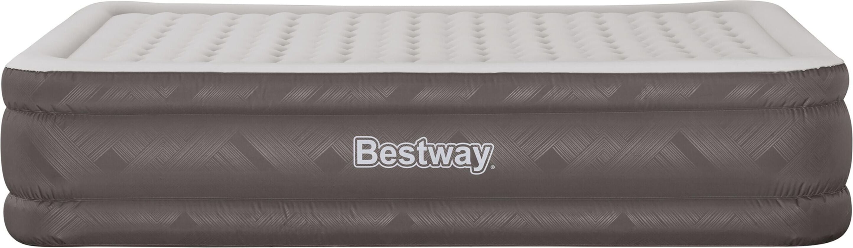 Bestway Fortech Air Madtress Queen - luftfylld extrasäng, inbyggd pump