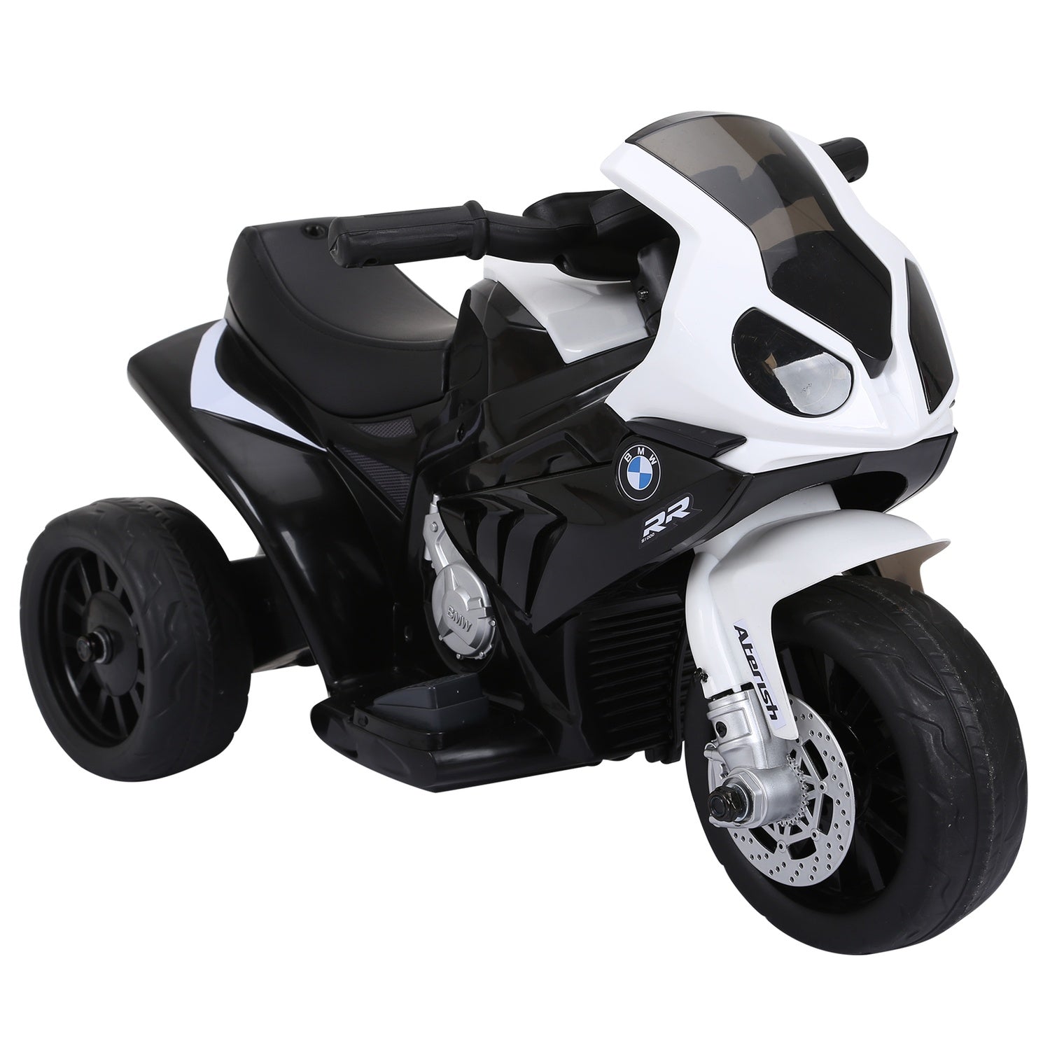 Elektrisk barnmotorcykel – svart, batteridriven, stål