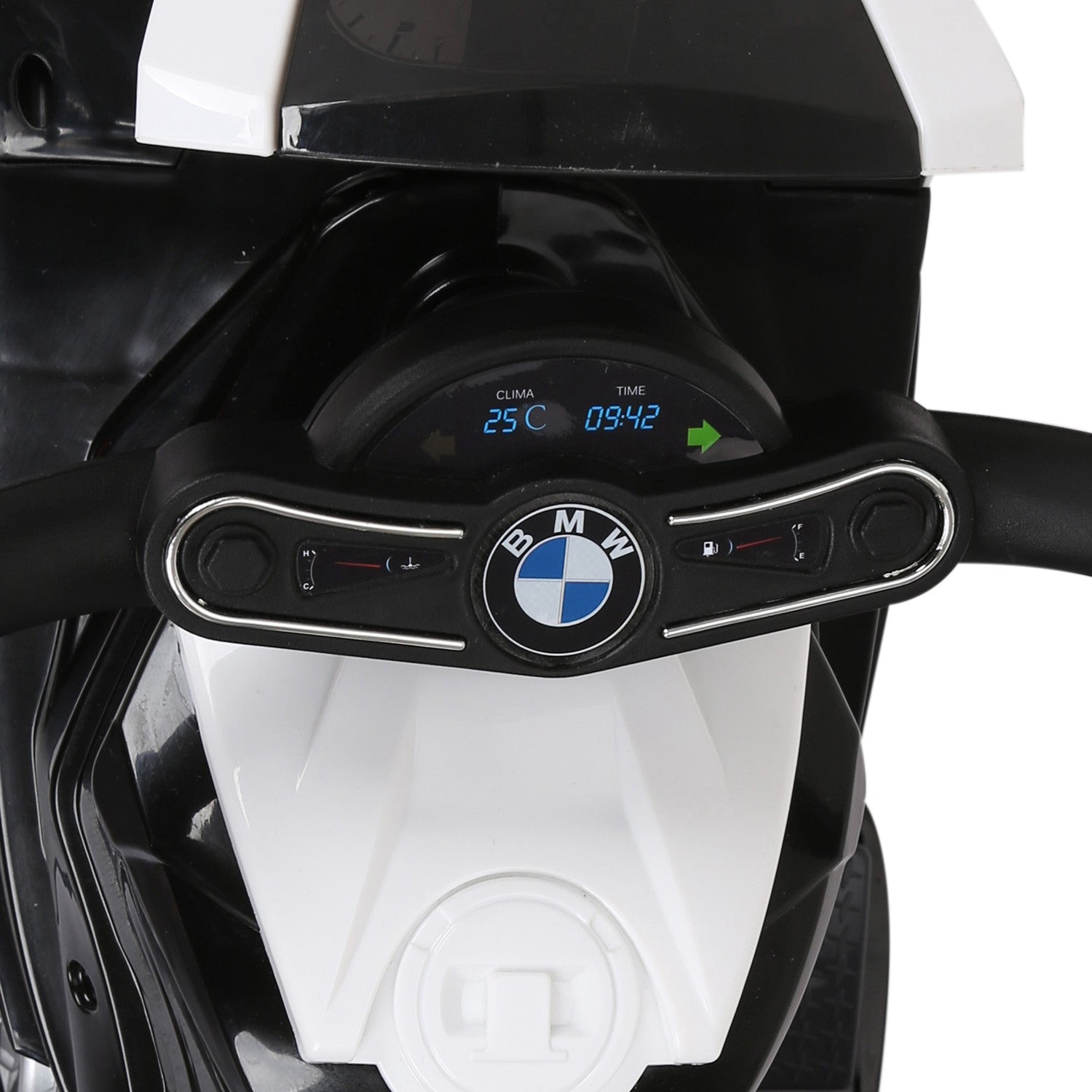 Elektrisk barnmotorcykel – svart, batteridriven, stål