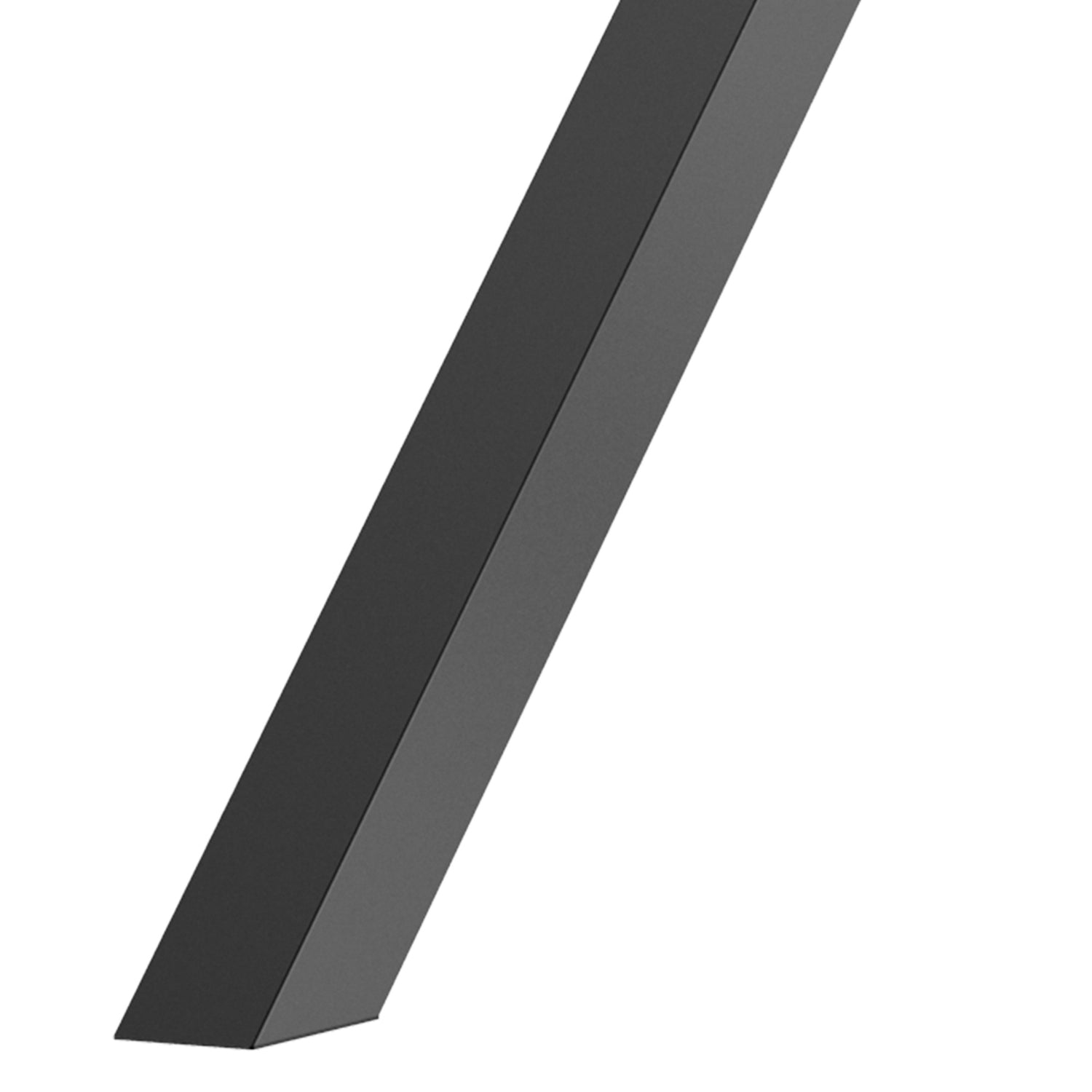 Black Steel X-Shape bordsben, set om 2, 72Cm