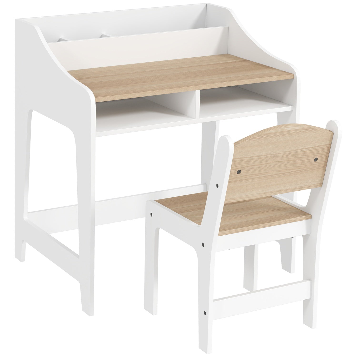 Bords- och stolset för barn, ergonomiskt, 3-8 år