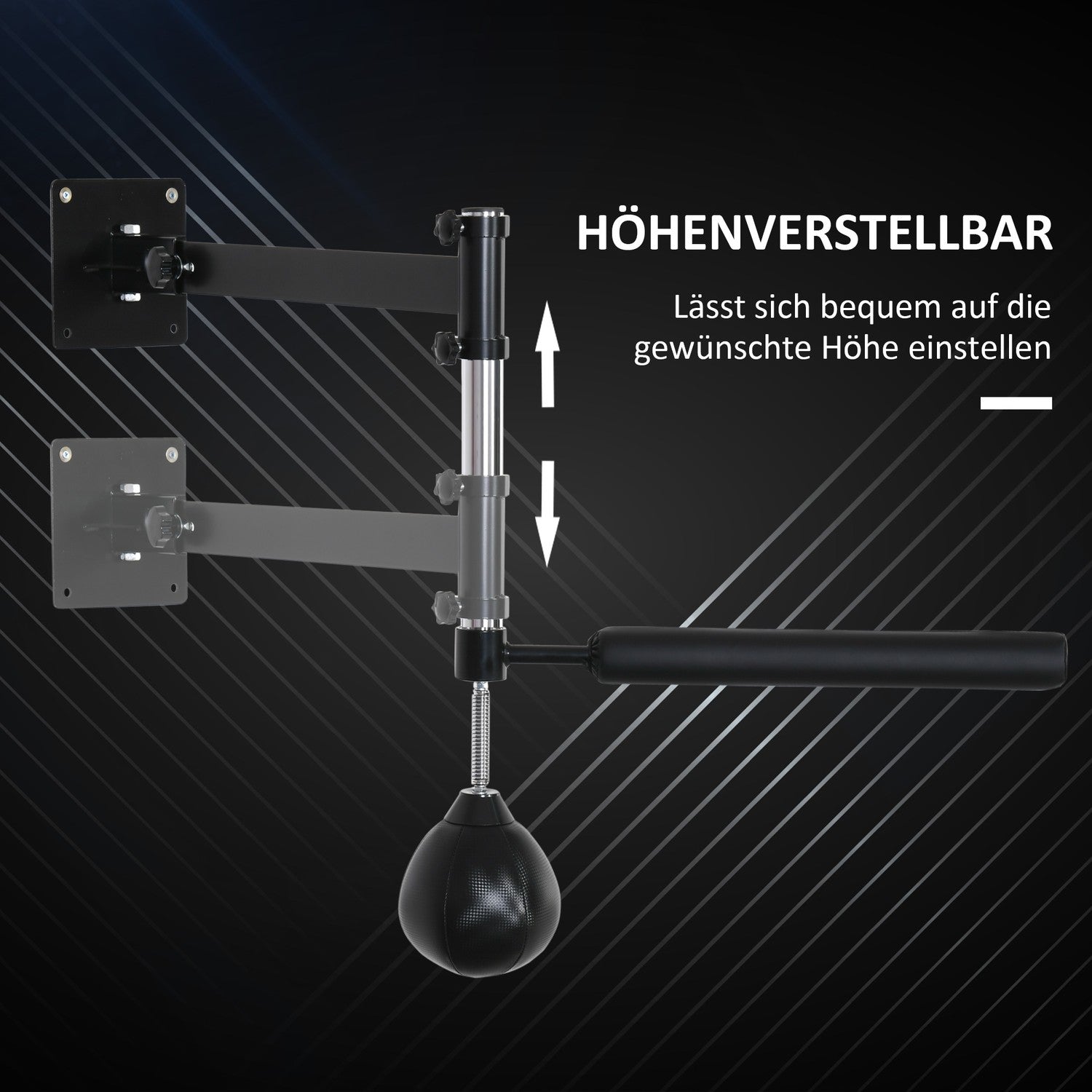 Boxningsram med reflexstång - justerbart Speedball-fäste