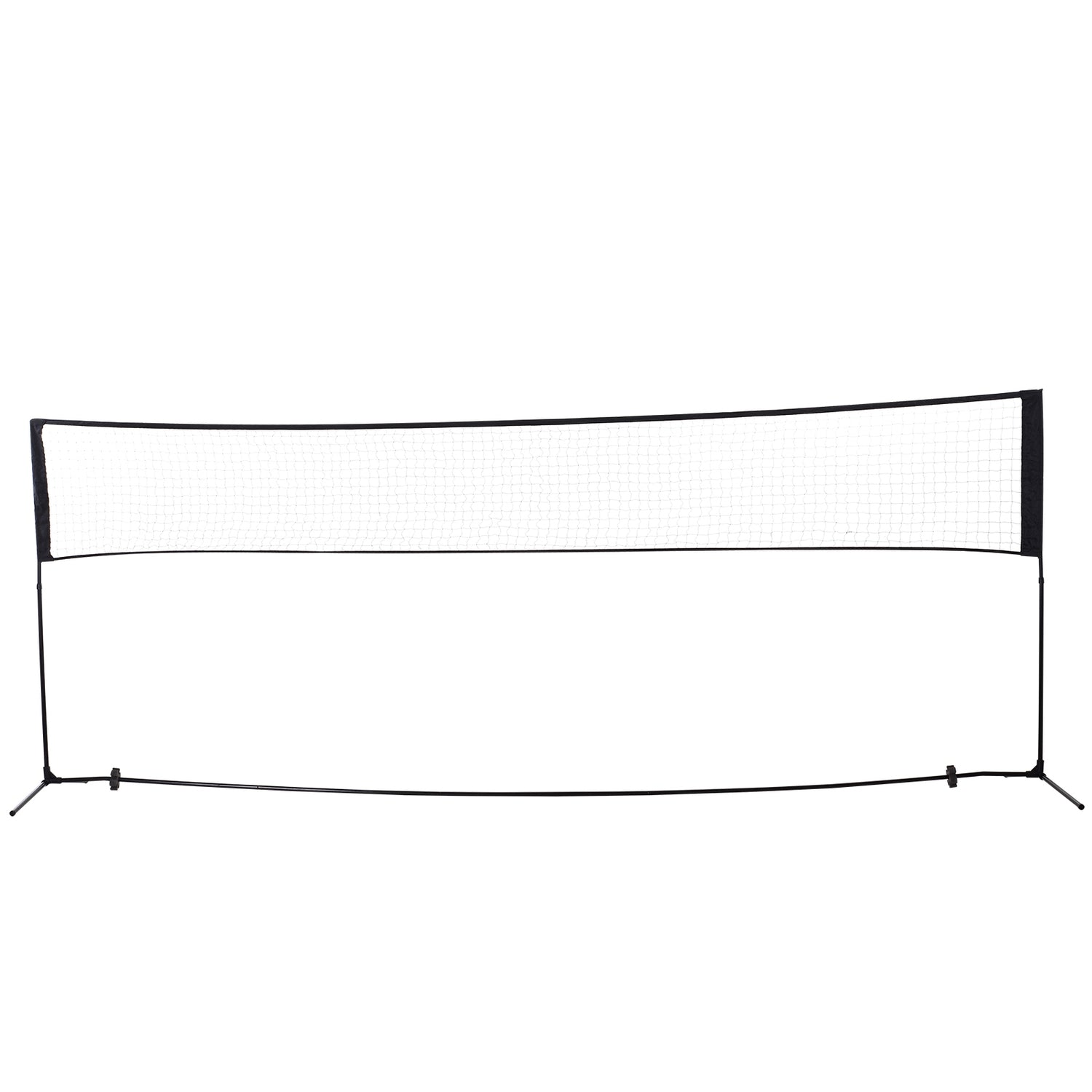 Bärbar badminton, volleyboll, tennisnät 2 höjder 94/158 cm