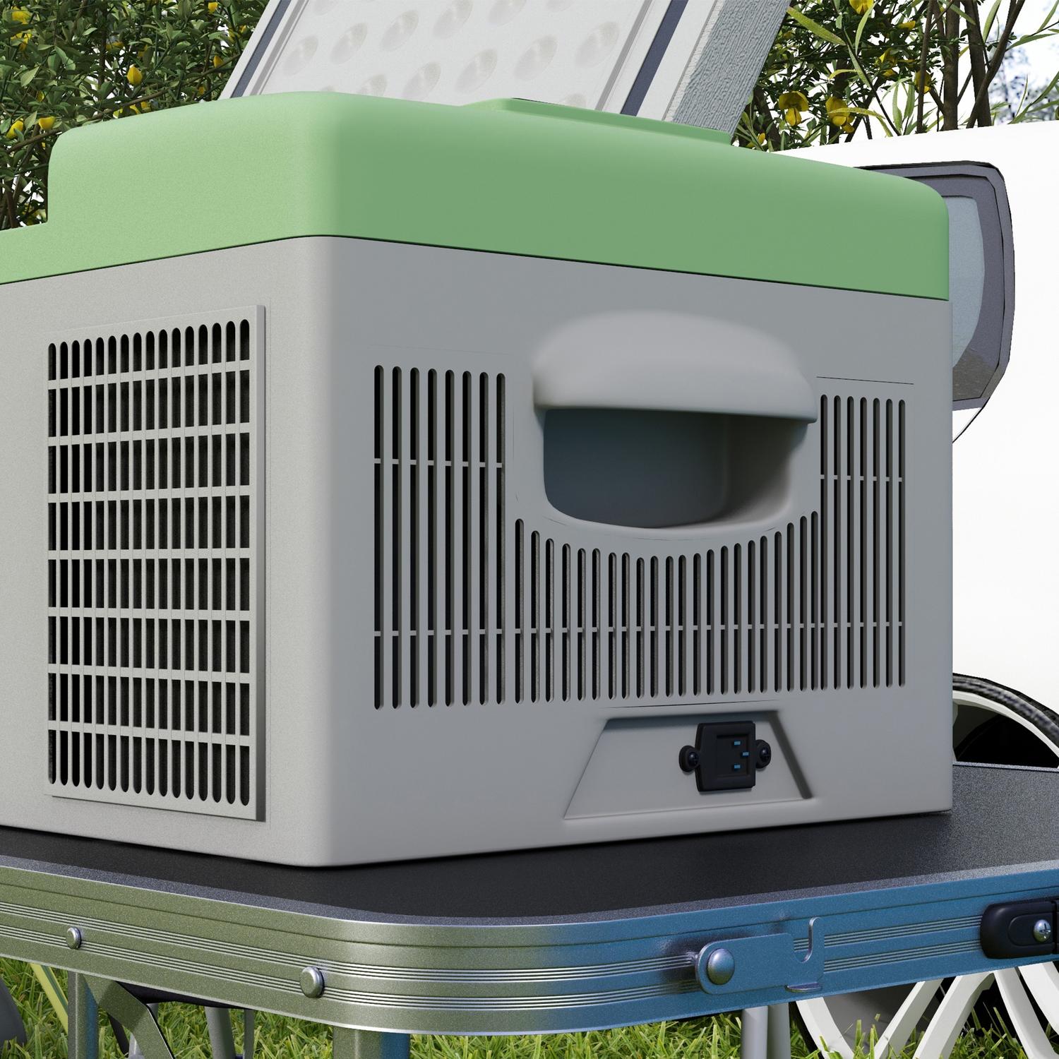 Bärbar kompressorkylbox 16L, Dual Voltage, -20°C