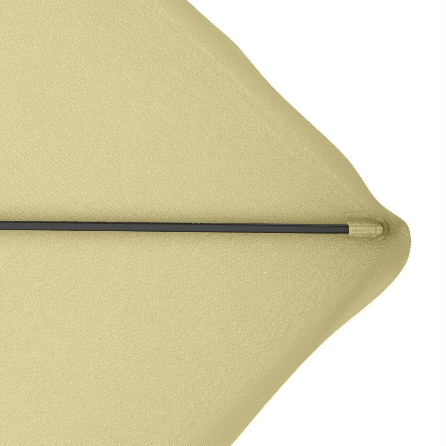 Cantilever Parasoll 243x243cm med UV-skydd & Dubbeltak
