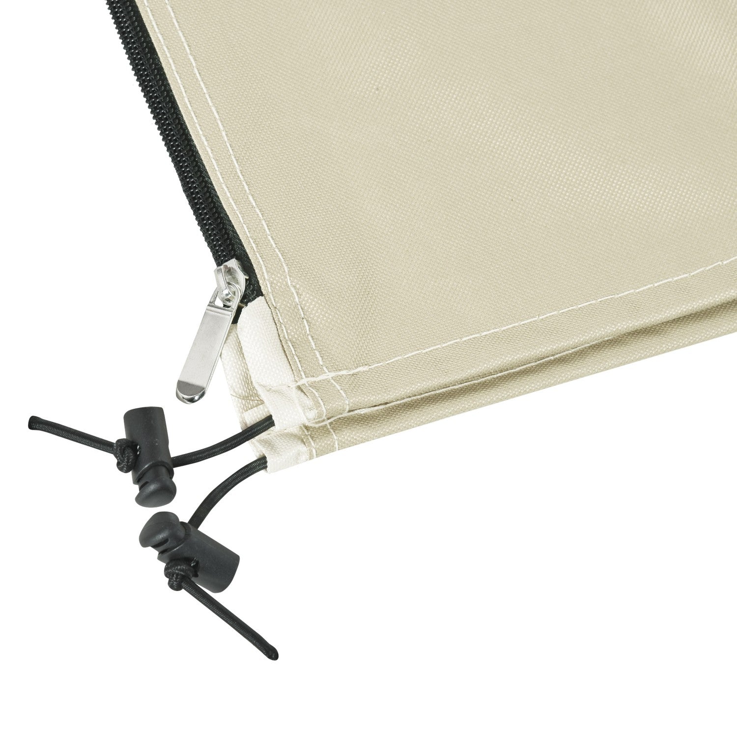 Cantilever paraplyskydd, Oxford med dragkedja, Beige 56x220cm