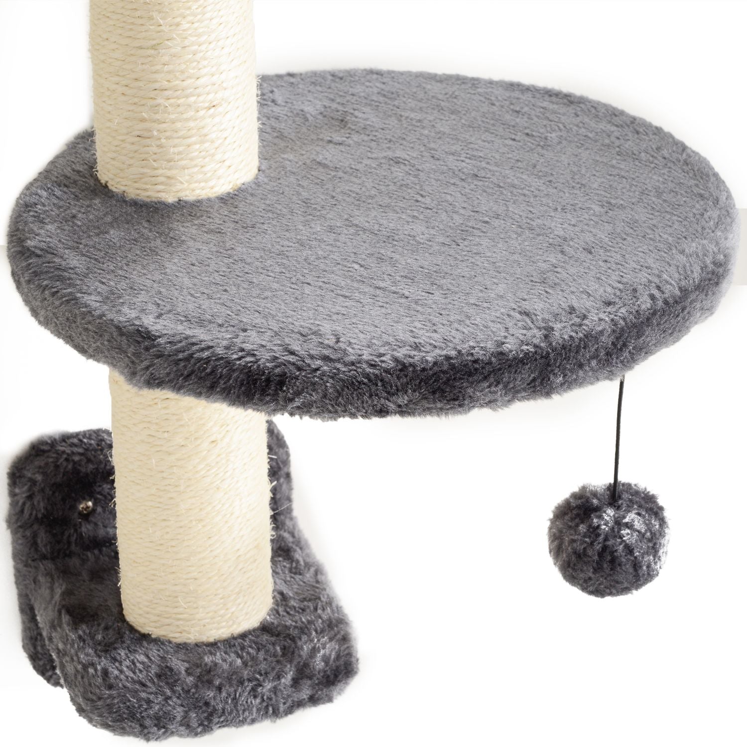 Cat Climbing Wall Set med hängmatta, mörkgrå, 4-delad