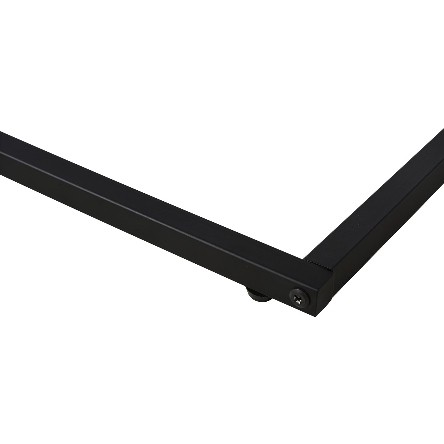 C-format sidobord, metall MDF, Rustik brun, 41x51x64 cm