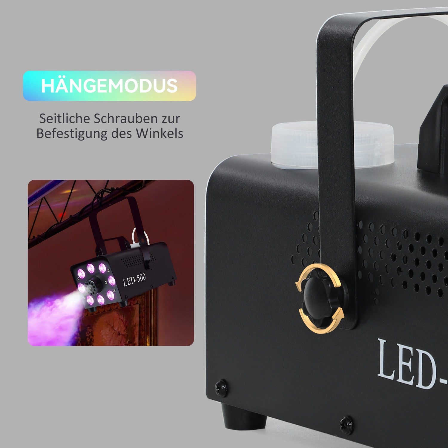 Dimmaskin 450W med 13 LED-ljus för evenemang
