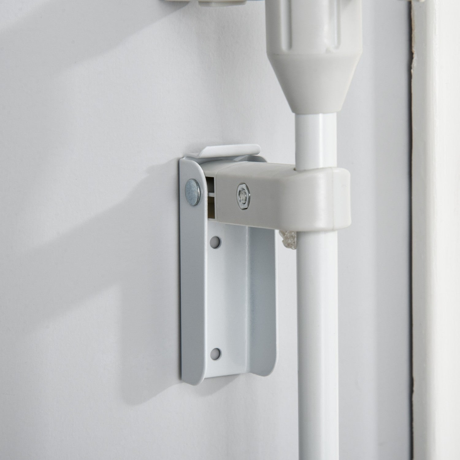 Dog Barrier Gate – Metall & Plast, 180x74,5 cm, Vit