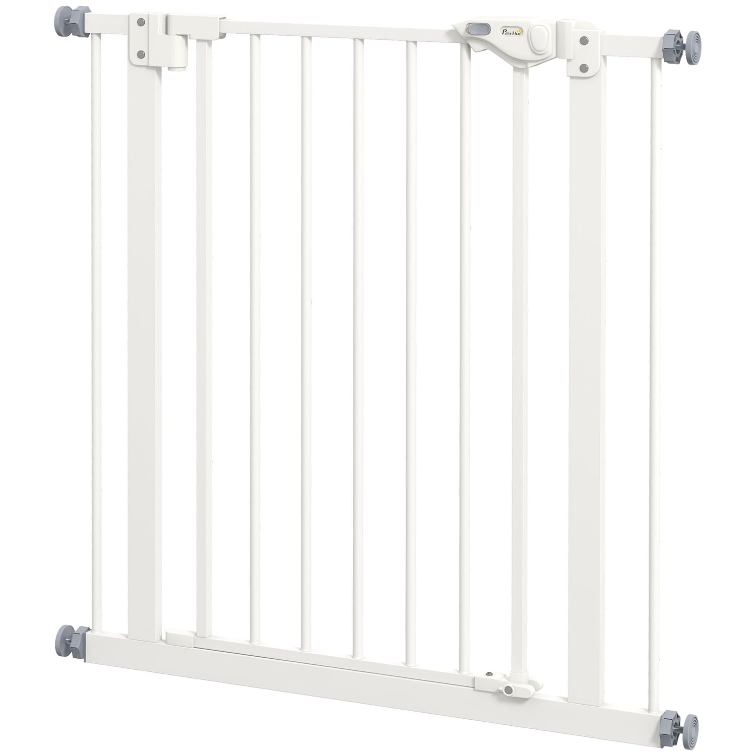 Dog Safety Gate, 74-80 cm, No-Drill, Metall & Plast