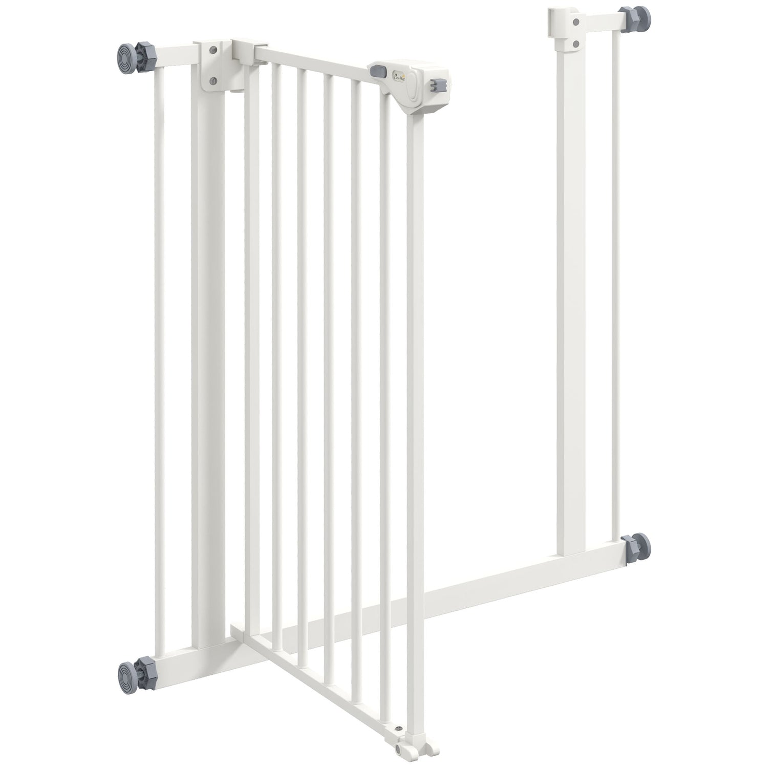 Dog Safety Gate, 74-80 cm, No-Drill, Metall & Plast