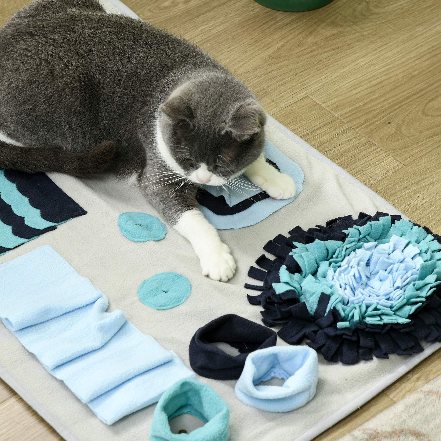 Dog Sniffing Mat, Slow Feeder, Velvet, Colorful