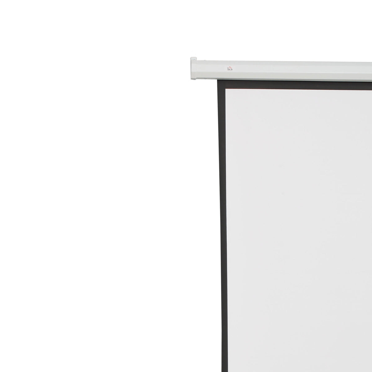Elektrisk 4:3 projektorduk 203x152 cm med fjärrkontroll