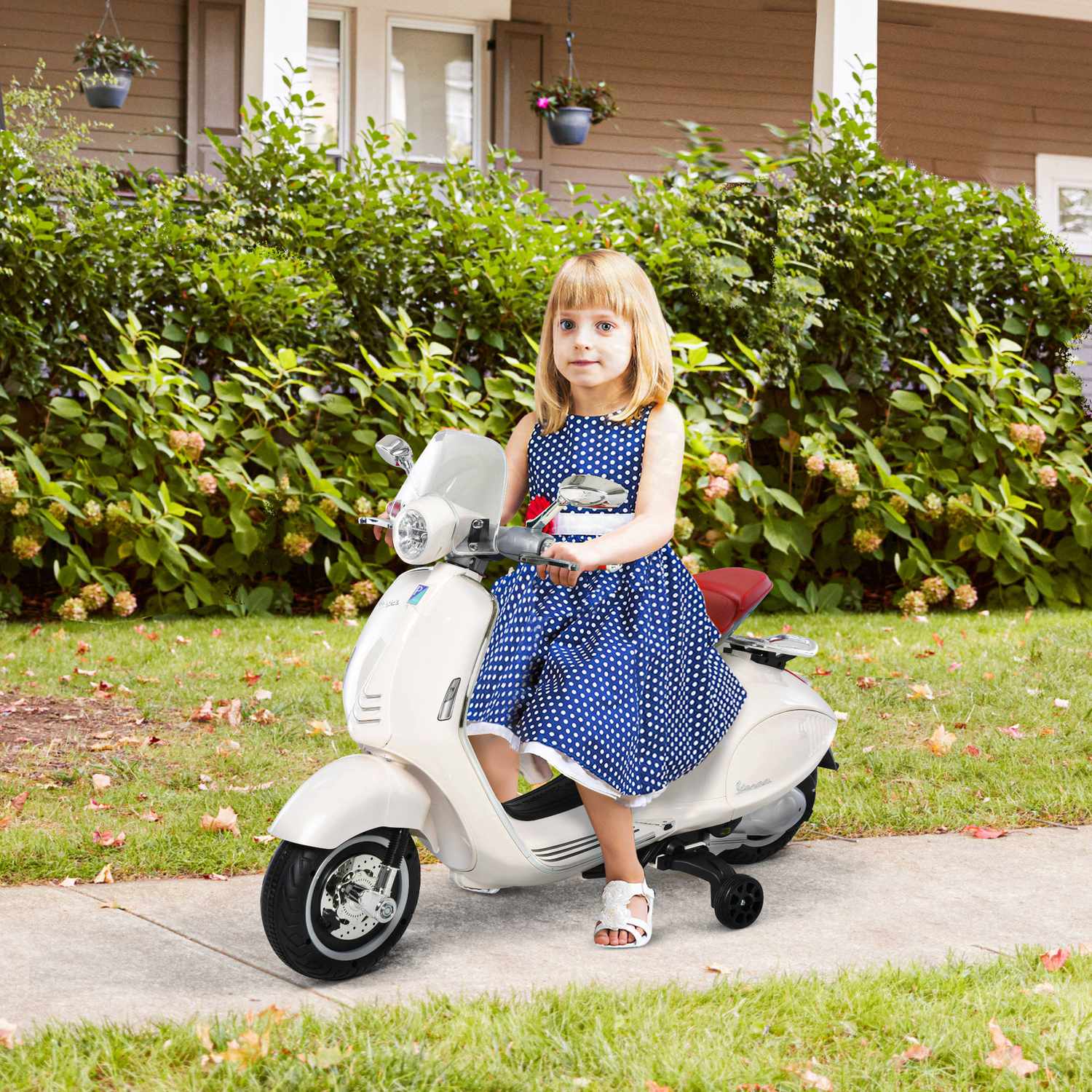 Elektrisk barnmotorcykel med MP3 och lampor, 3-6 år