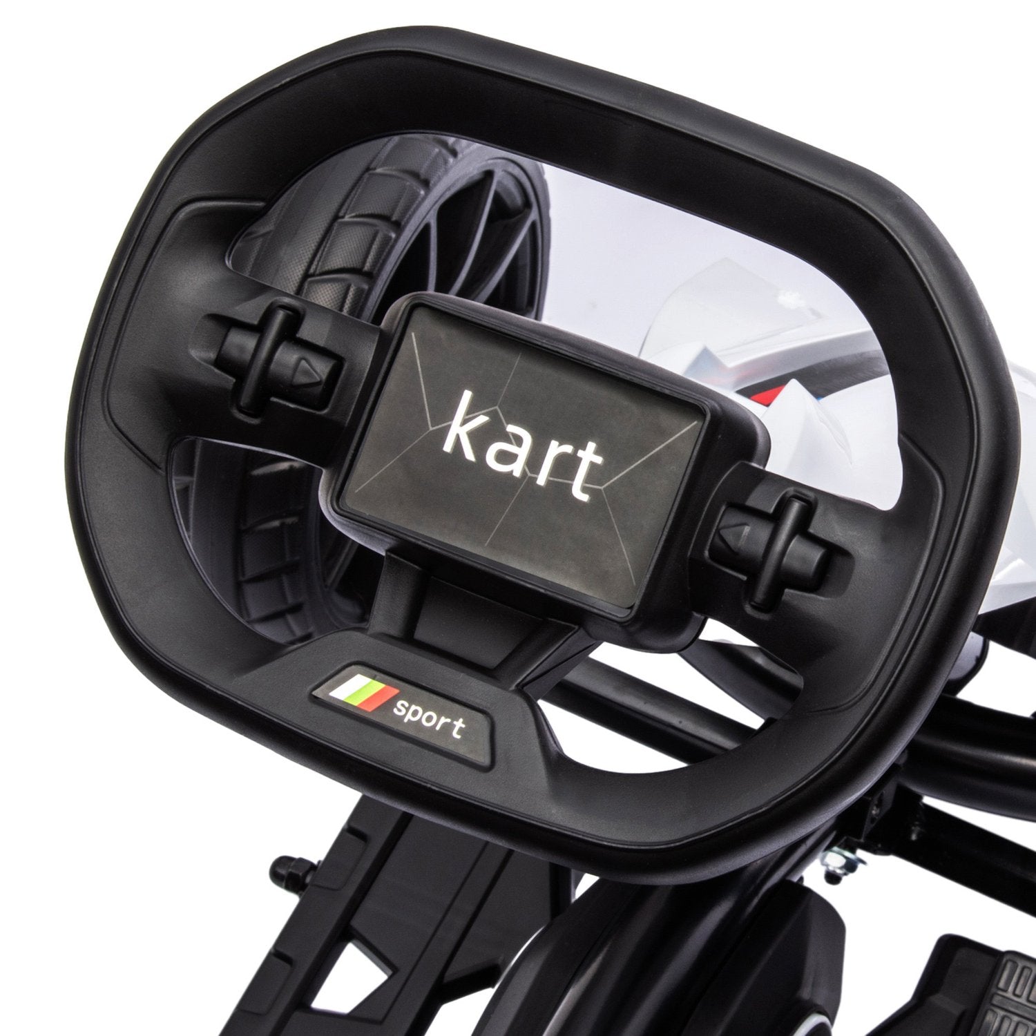 Elektrisk Drift Go-Kart för barn, 12V, 3-8 år, Vit