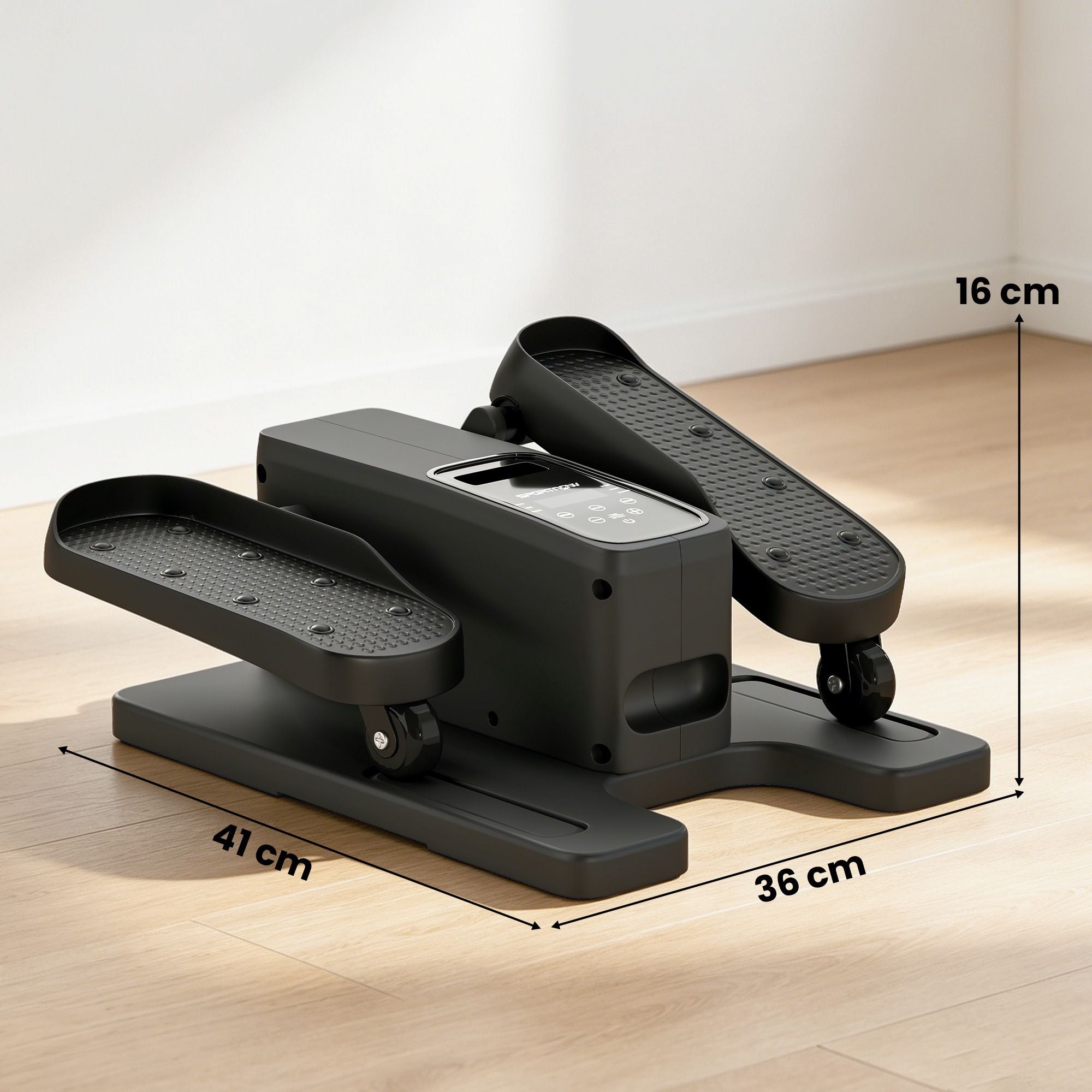 Elektrisk crosstrainer för underbord, fjärrkontroll, LED, 12 hastigheter